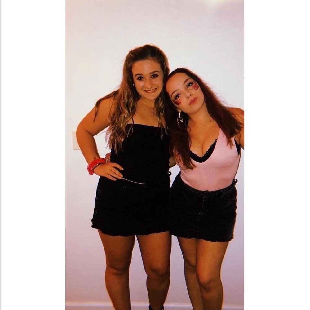 Deep v-neck bodysuit